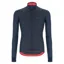 Santini Colore Puro Thermal Longe Sleeve Jersey in Nautica Blue